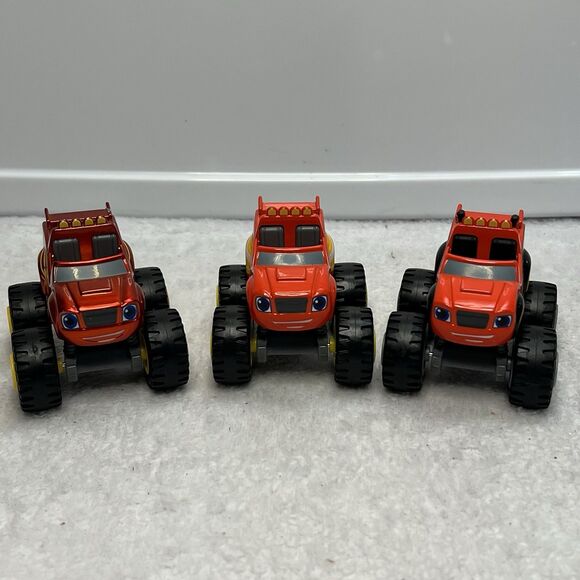 Blaze and the Monster Machines Die Cast Lot Of 3 Ninja Give Me Some Speed! - Picture 1 of 10
